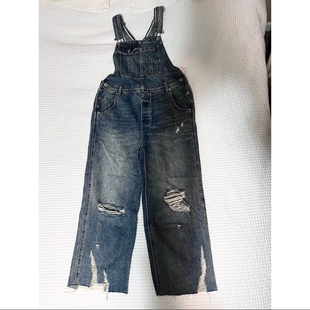 Free People size 28 jean overalls